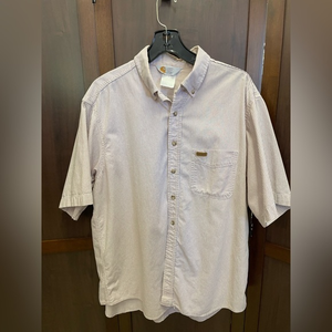Carhartt Striped Casual‎ Button Down Shirt XL